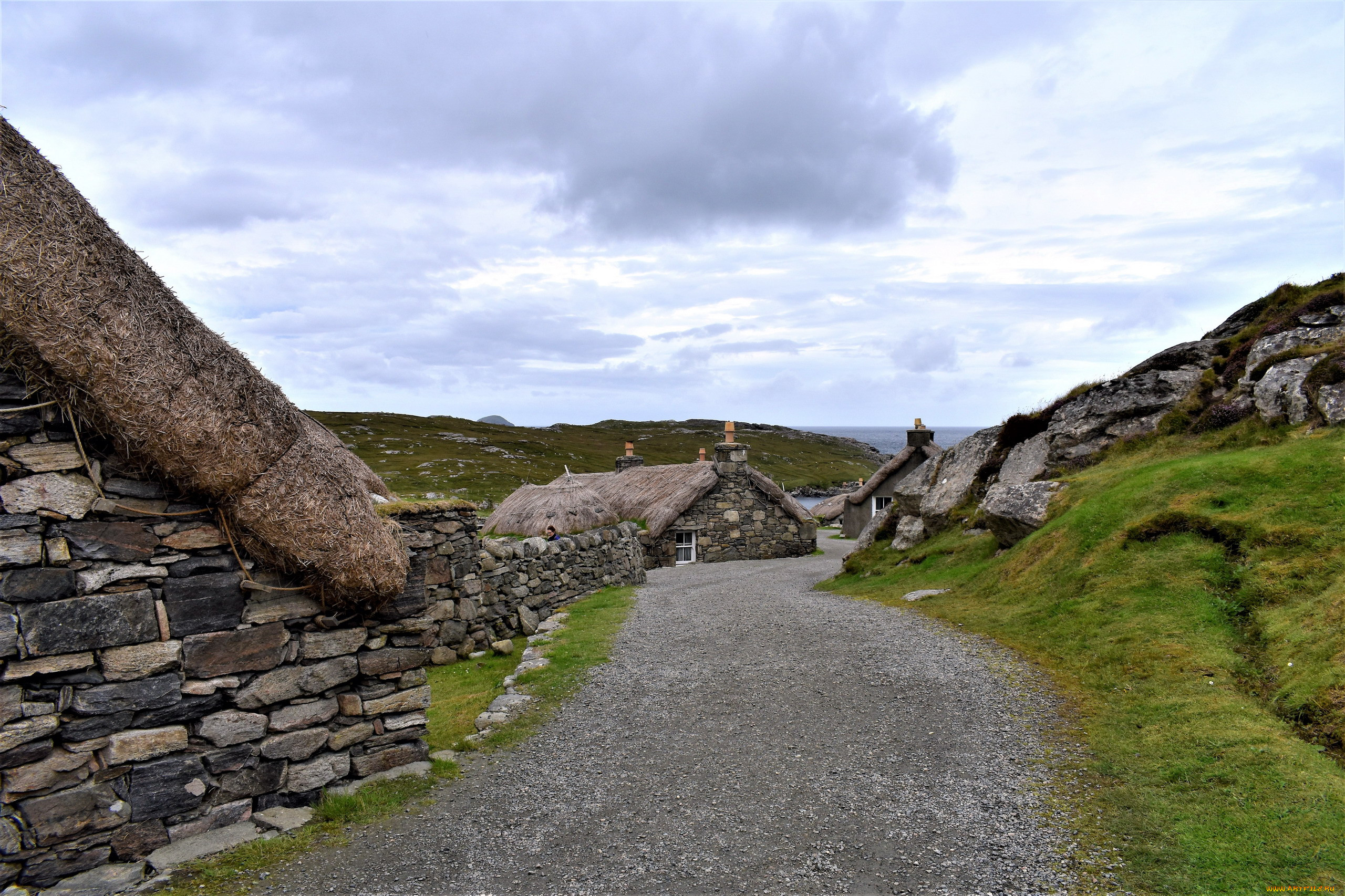 gearrannan blackhouse village scotland, , - ,  ,  , gearrannan, blackhouse, village, scotland